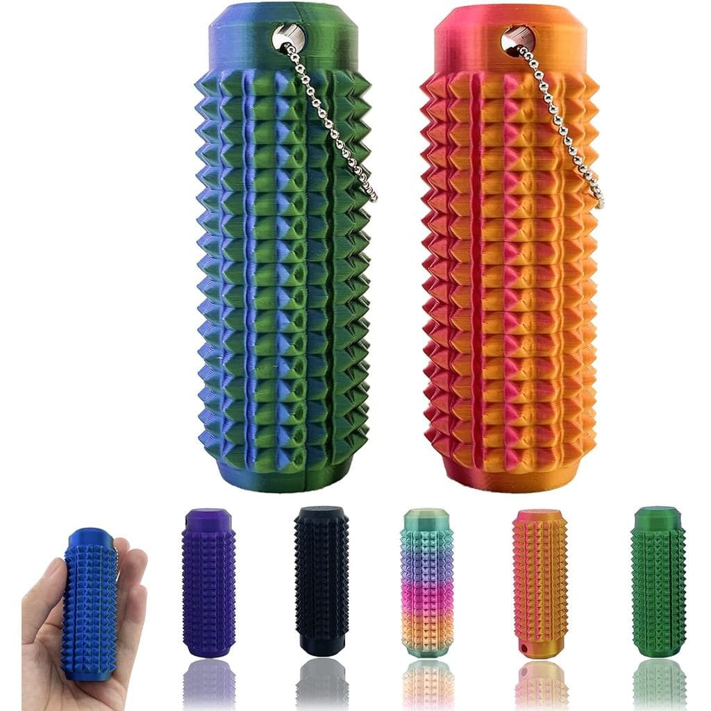 2 Peças Little Ouchies Fidget, Chaveiro Fidget Estimulador de Dor, Brinquedos Fidget Espinhosos |   Ferramenta de Estimu
