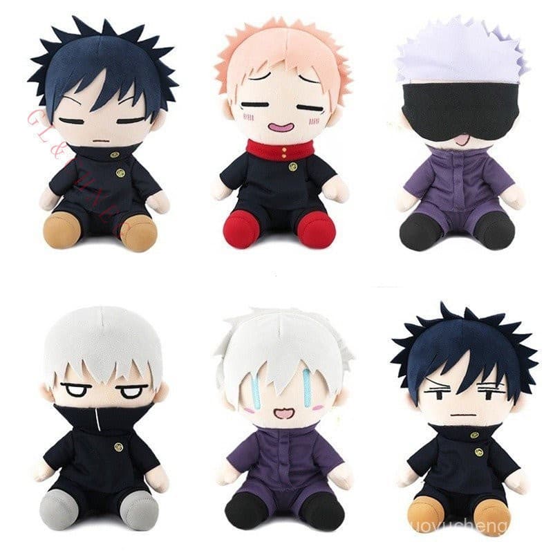 25CM Anime Jujutsu Kaisen Brinquedo De Pelúcia Yuji Itadori Gojo Satoru Fushiguro Megumi Presente De Aniversário GVLK VT