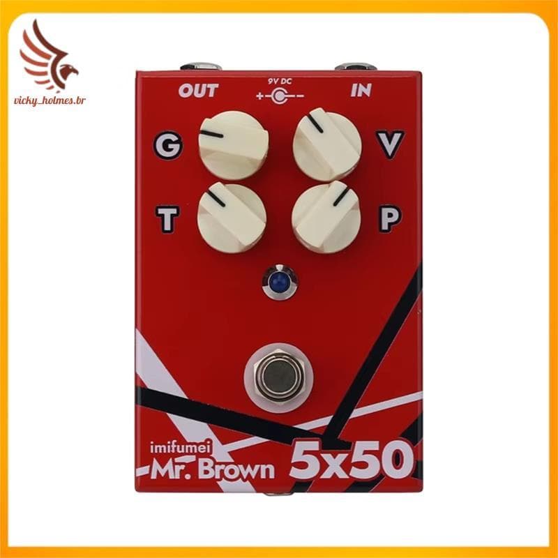 [vicky_holmes.br] Substituição Do Pedal De Efeitos De Guitarra Elétrica De Distorção De Alto Ganho 5X50 5150 Por Som Mar