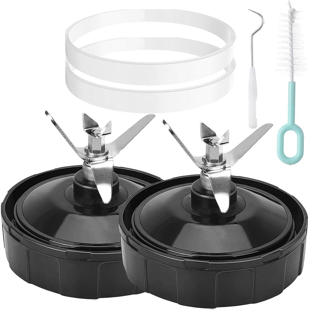 2 Lâminas de Substituição para Liquidificador Ninja, Peças de Substituição de Lâmina de Liquidificador com 7 Lâminas par