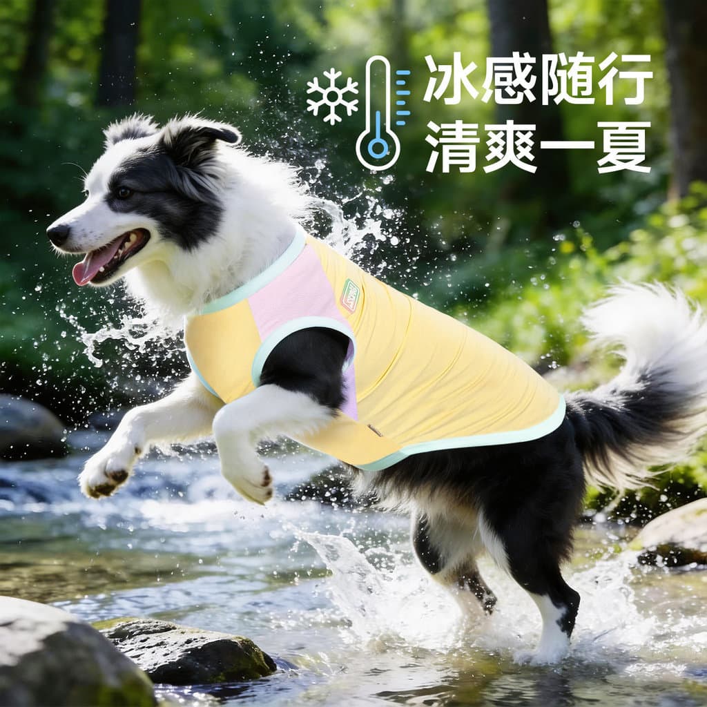 Huayuan hoopet roupas para cães primavera verão estilo fino respirável protetor solar gelo legal roupas médio grande cão