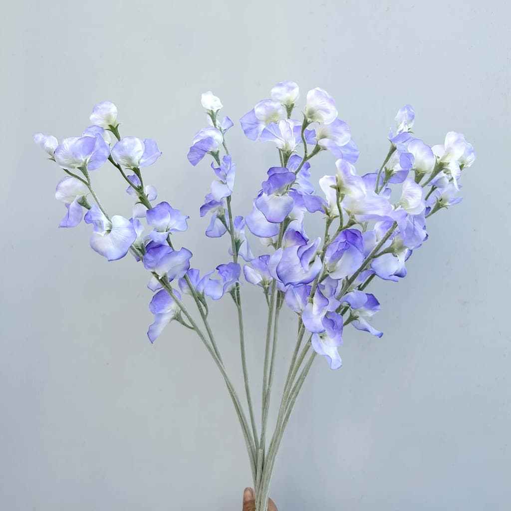 Flores artificiais artificiais ervilhas perfumadas flores beleza Chen fotografia adereços flores artificiais decoração d