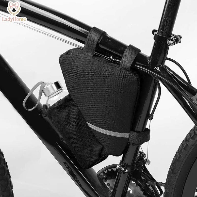 LADYH Bolsa Triangular Para Bicicleta De Armazenamento À Prova D'água Com Estrutura Frontal Deslocamento De Ciclismo E P