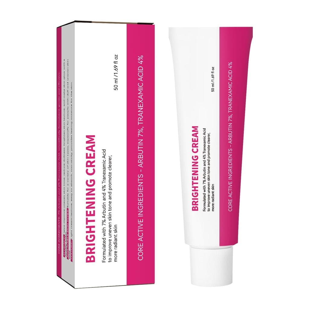 Creme Facial com Ácido Arbutina 7% DIMOT, 70.000 ppm de Arbutina para Cuidados com a Pele Radiante, Creme Facial Hidrata