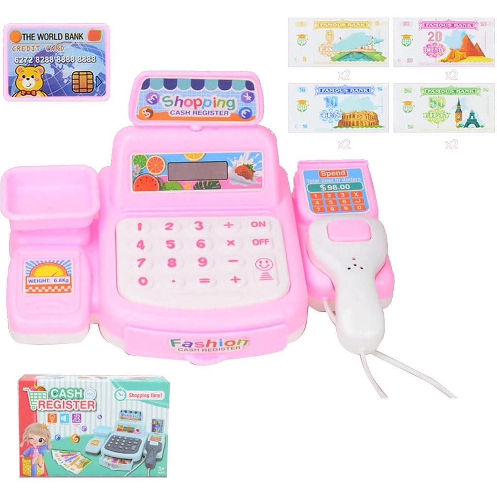 Brinquedo Caixa Registradora , Mini Colorida Para Crianças , Experiência De Dramatização De Simulação , Plástico , 1 Con