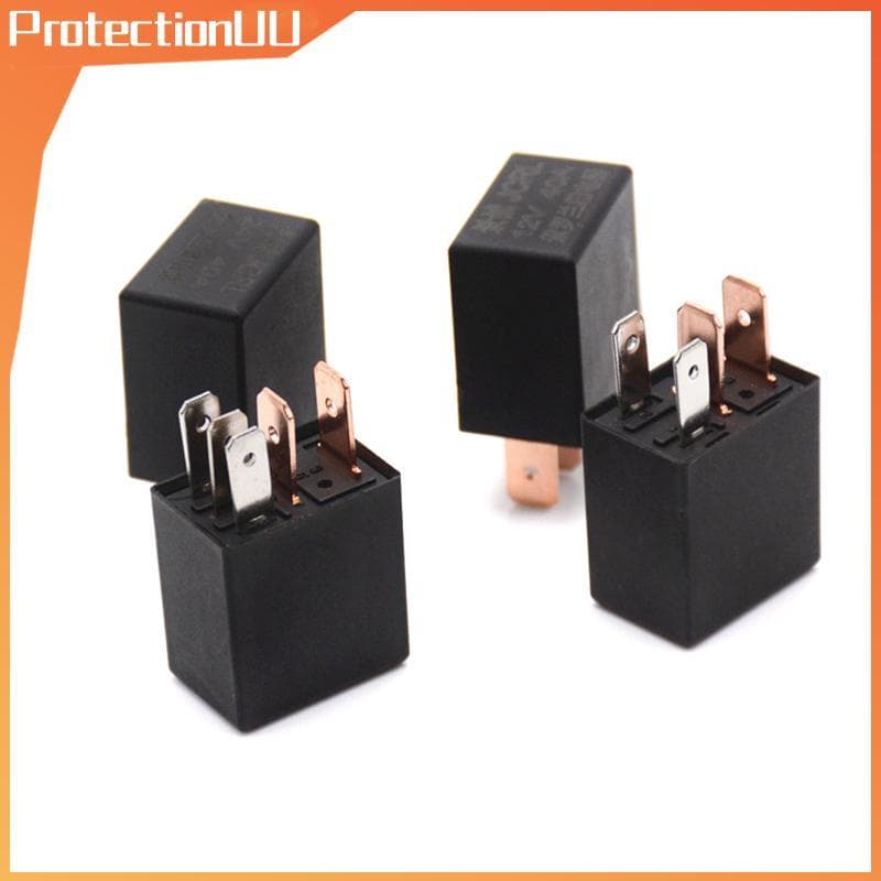 PROTE DC 12V 40A Corrente Nominal 1NO 1NC SPDT 4/5 Pinos Relé De Alarme Automotivo Para Carro 40 Amp BR
