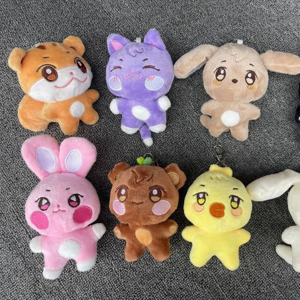 Chaveiro de pelúcia do ídolo de Kpop ATEEZ, brinquedo de pelúcia ANITEEZ V4S1