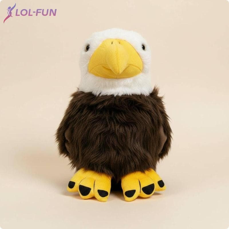 [Brcolaxi1] Capa De Cabeça De Águia Peluda Fofa Blindada Eagle Golf Headcover Enchimento Acolchoado Para Campo De Direçã