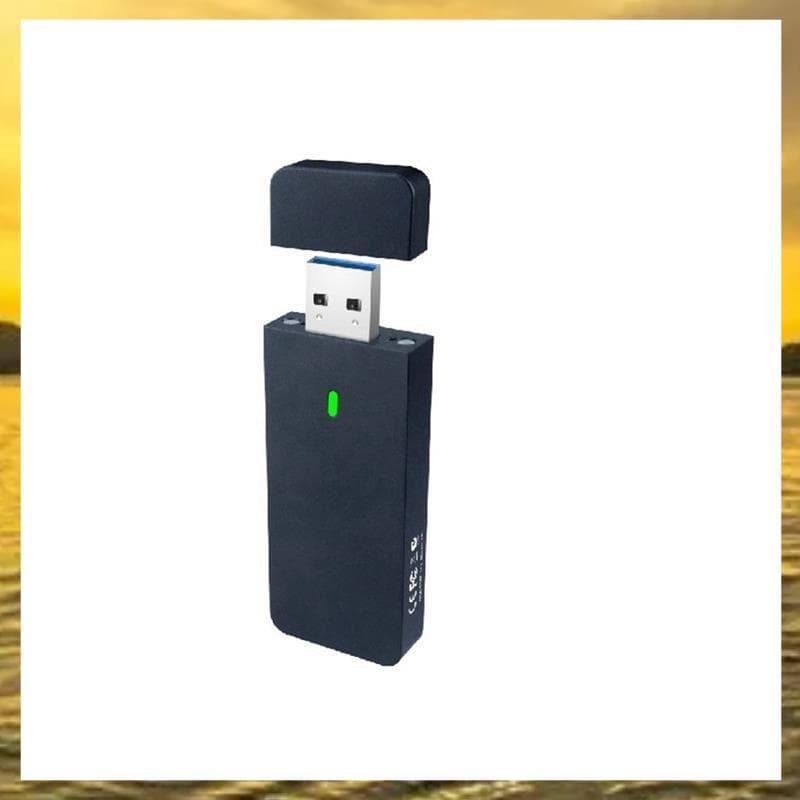 (Vko) M . 2 NVME SATA 2230 2242 SSD Gabinete USB-A Porta 10 Gbps USB3.2 Gen2 Capa Externa Para Preta