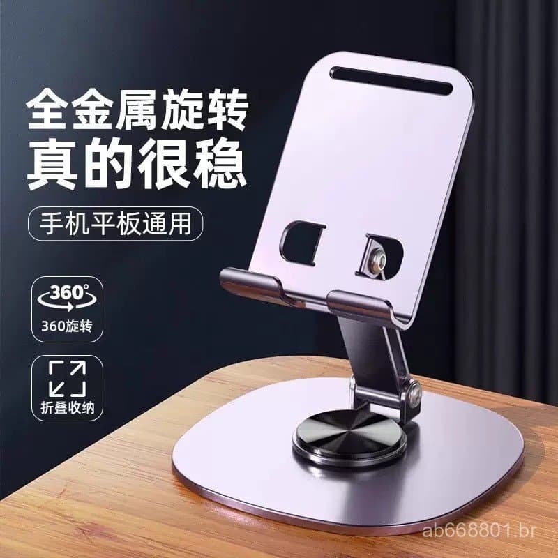 Suporte de mesa para celular, suporte para transmissão ao vivo em tablet, suporte de cabeceira multifuncional dobrável p