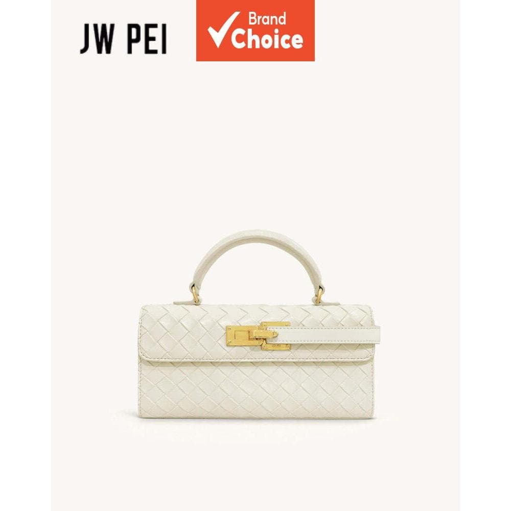 JW PEI Bolsa Feminina com Alça Superior e Alça Transversal, Bolsa de Mão, Tiracolo, Bolsa de Festa com Aba