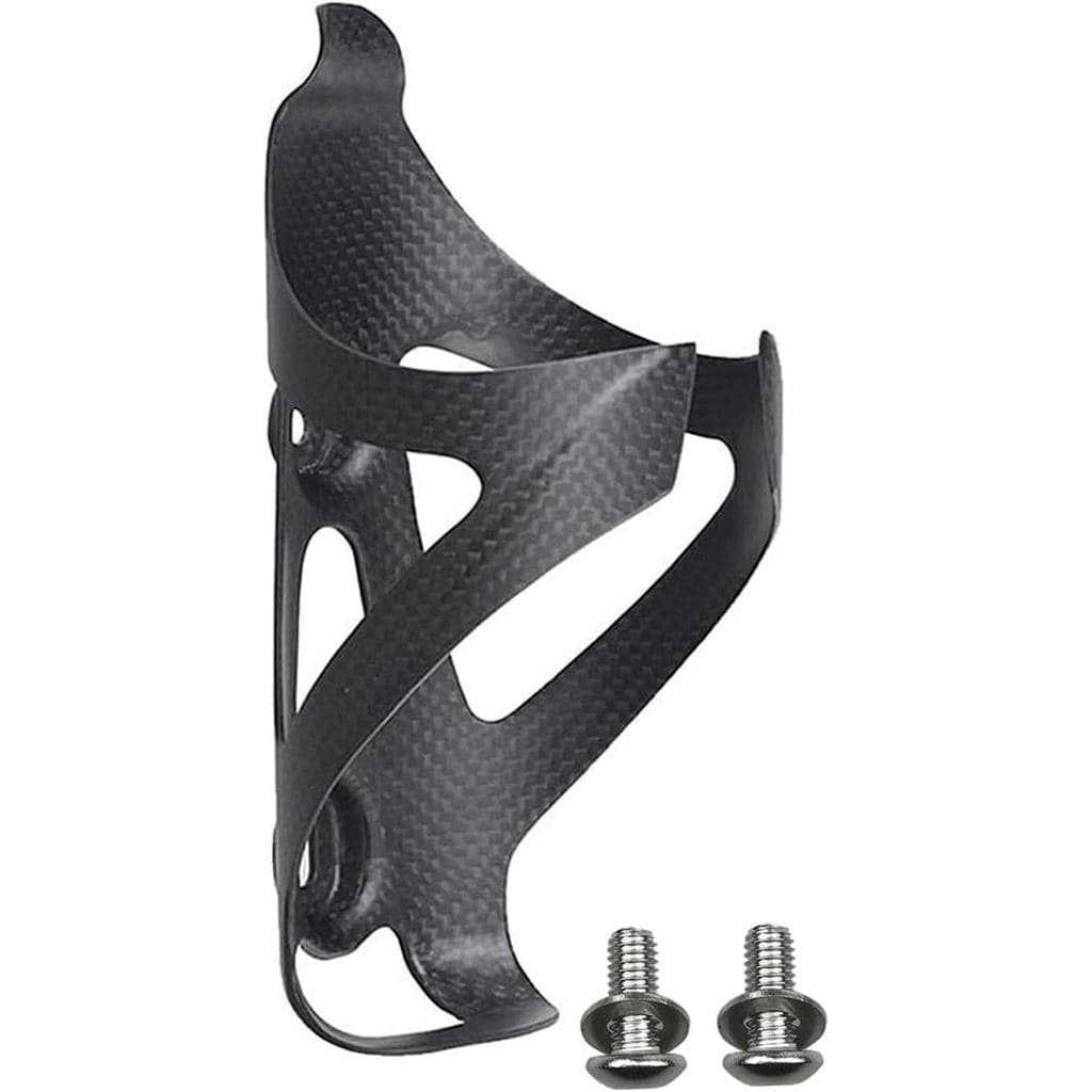 Water Bottle Cage, 3k Matte Full Carbon Fiber Lightweight and Strong Bicycle Water Bottle Holder Bike Cages Brackets - 1