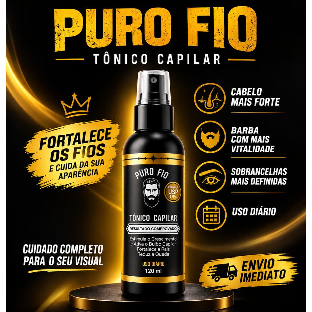 Tônico Capilar Pro Barber MinoxDNACapilar 120ml Crescimento Barba Cabelo Rápido Envio Imediato