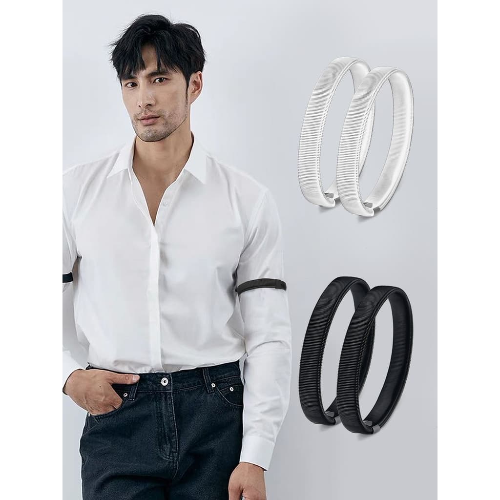 Manga aro camisa anel moda All-Match braço anel braço banda manga banda masculino feminino camisa elástica manga e