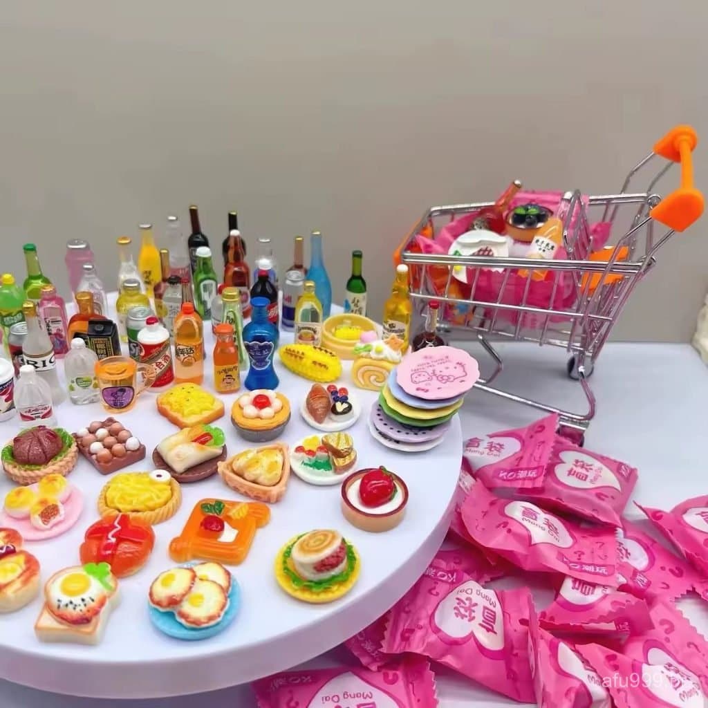 Miniatura Comida Bebida Boneca Cozinha Supermercado Casa De Boneca Miniatura Vários Modelos!