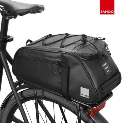 SAHOO Novo Estilo Bolsa de Mountain Bike Bolsa de Cauda de Ciclismo de Prateleira Traseira Piggyback Bolsa de Asse