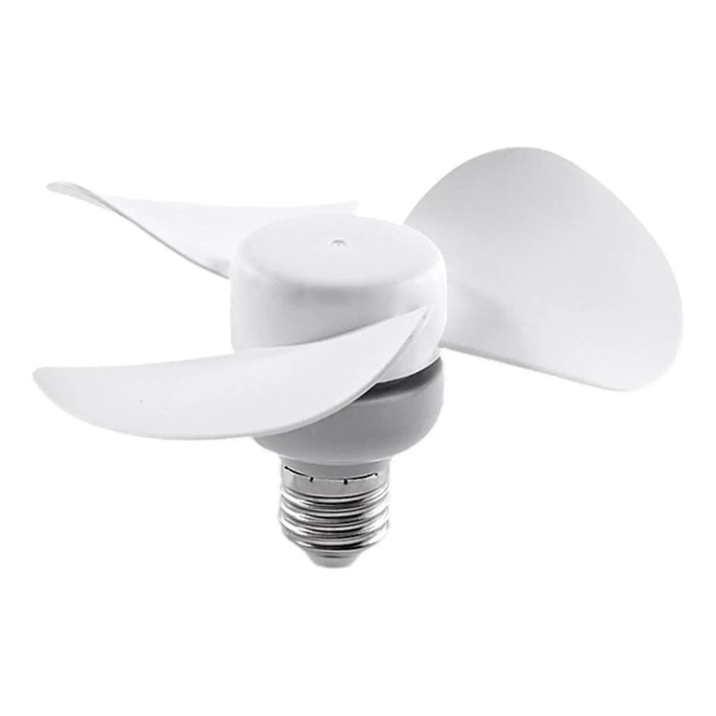 Ventilador De Soquete E27 Fã 14 Cm Sem Mangueira Ajustável