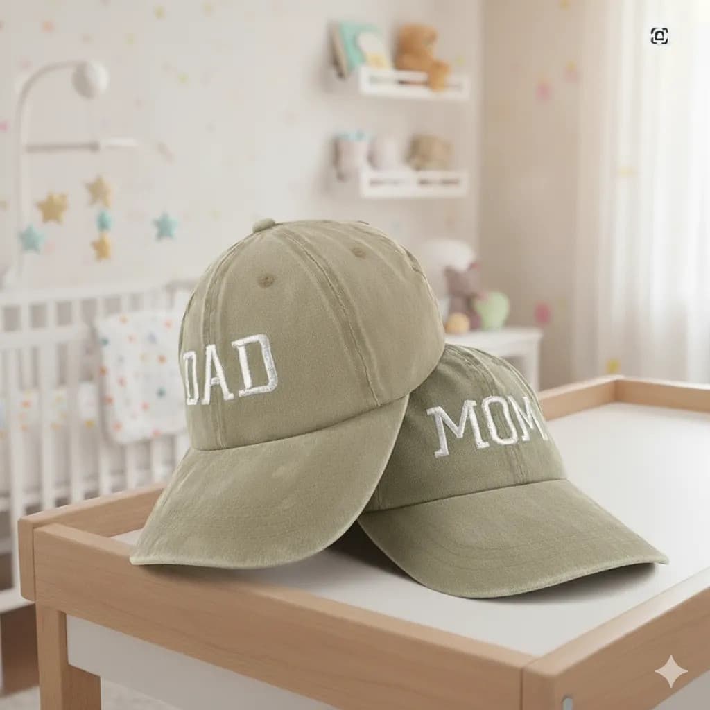 BONÉ DAD MOM MINI SISTER IRMÃO FAMILIA  Papai E Mamãe Coruja ESTONADO PREMIUM