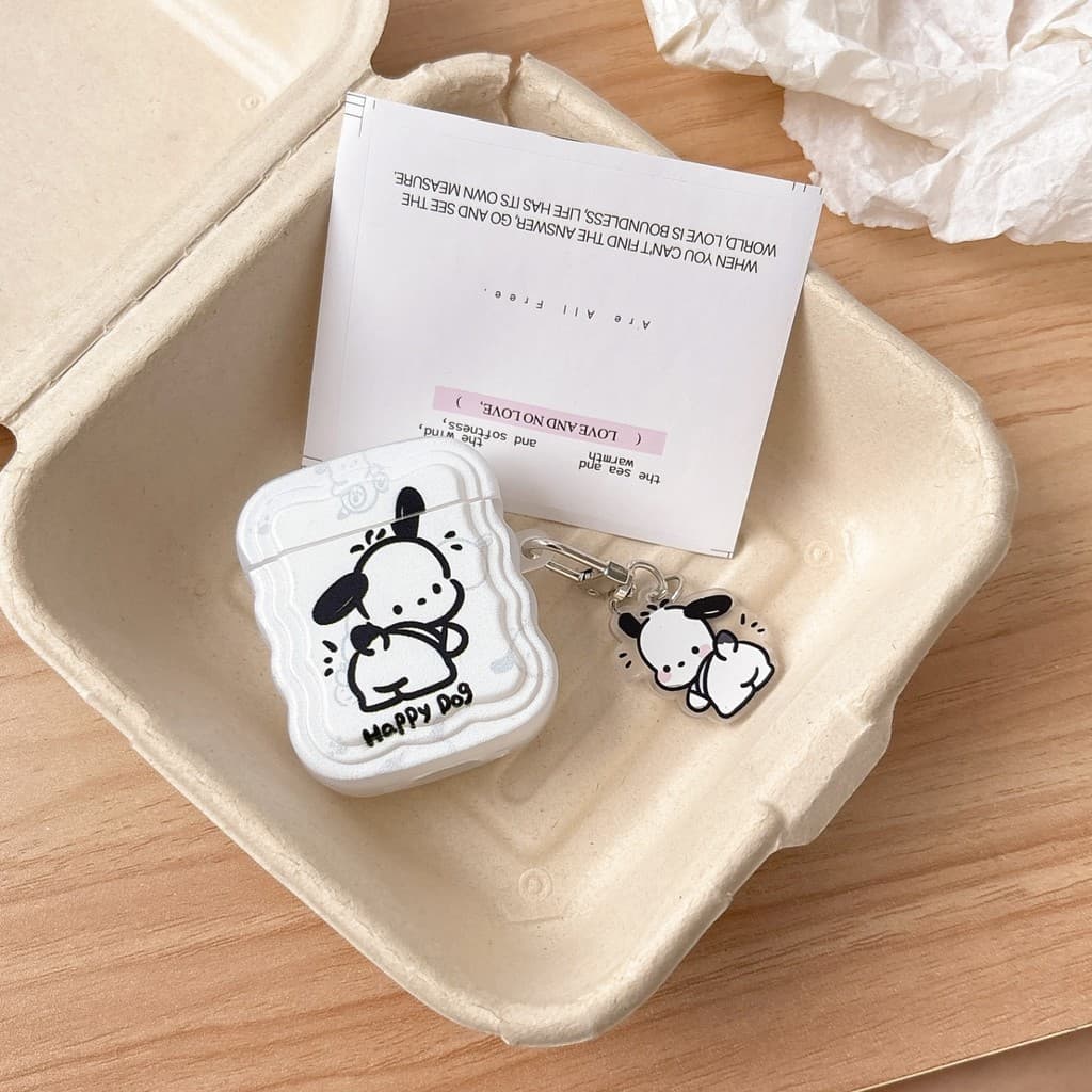 Cute Pacha Dog with wavy buttocks AirPods Pro 2 protective case suitable for  Bluetooth earphones, 2nd generation transp
