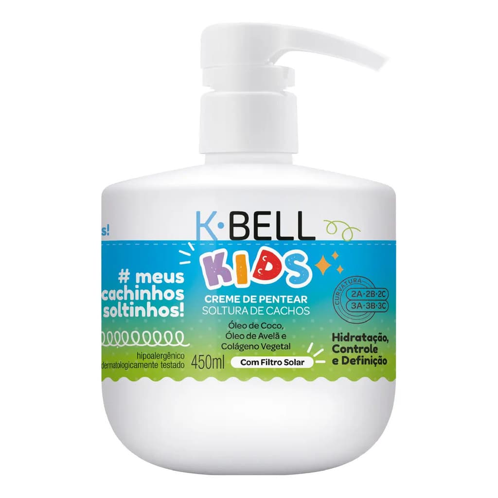 K-bell Kids Meus Cachinhos Soltos Creme De Pentear 450ml