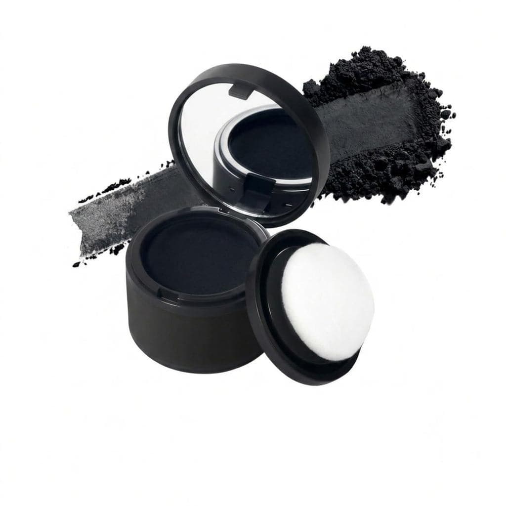 Pó corretivo para linha do cabelo CAVORIA, pó corretivo para cabelos finos, pó corretivo instantâneo para cabelos grisal
