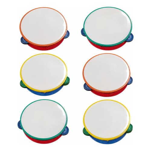 Kit 6 Pandeiros Infantis