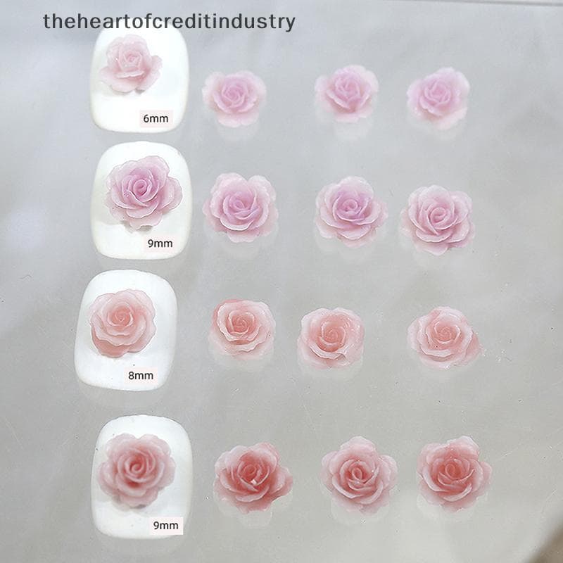 50 Pçs Bonito Nova Resina Mini 3d Roxo Rosa Prego Strass Gemas Glitter Arte Do Jóias Manicure Decorações Da