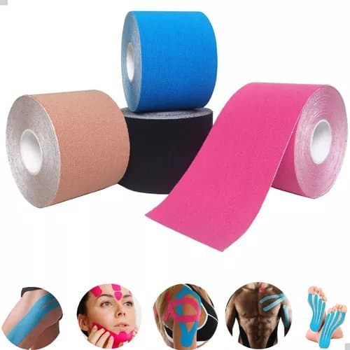 Faixa Kinesio Tape Fisioterapia Bandagem Taping Muscular
