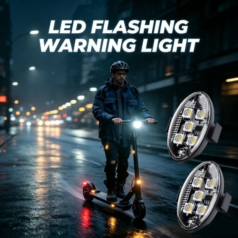RGB LED Scooter Aviso Lanterna Traseira USB Recarregável Luz Noturna De Segurança Parascooter Bicicleta Capacete De Moto