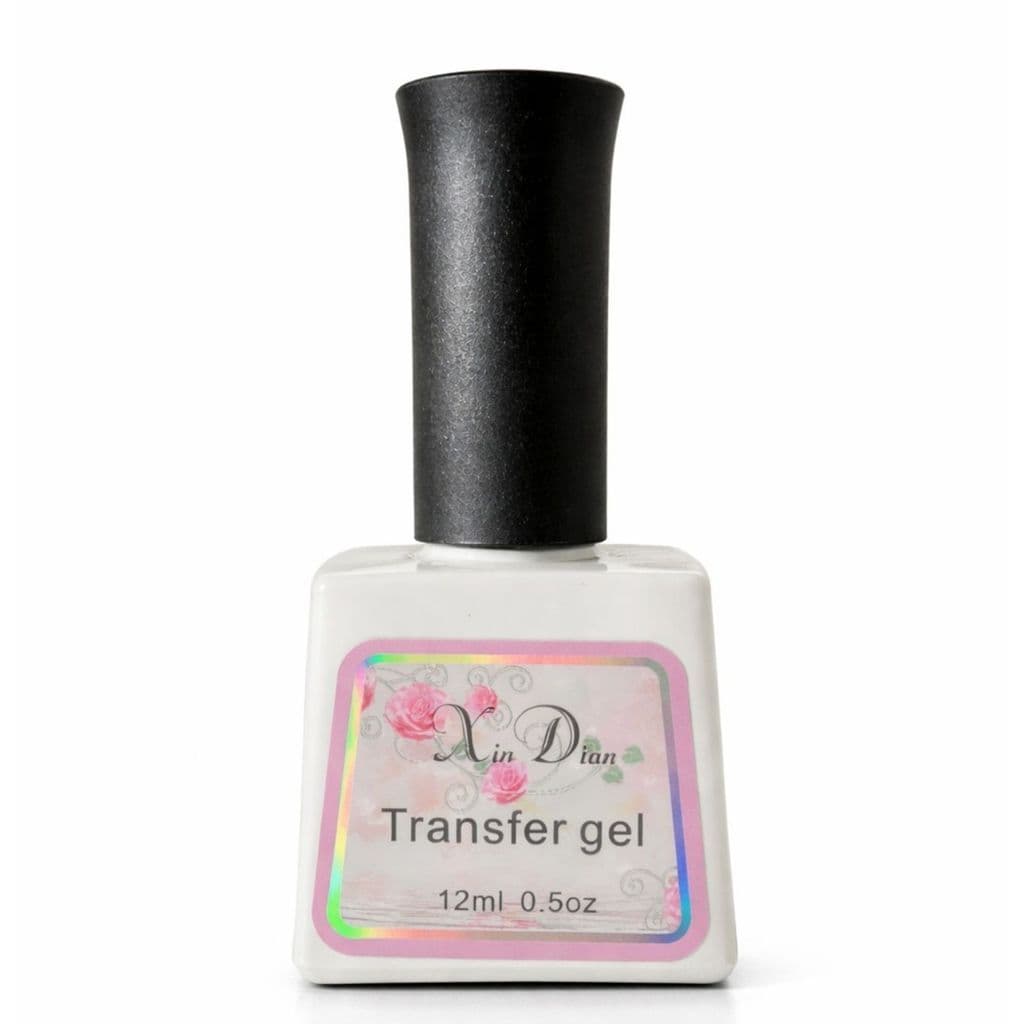 Transfer Gel Xin Dian 12ml | Cola para Foil Unhas Nail Art Alta Fixação- Unhas Em Gel- Decoração-Fibra