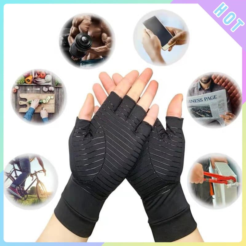< DK > 1 Par Luvas De Ciclismo Meio Dedo MTB Bicicleta De Estrada À Prova De Choque Respirável Esportivas Com Design Ant