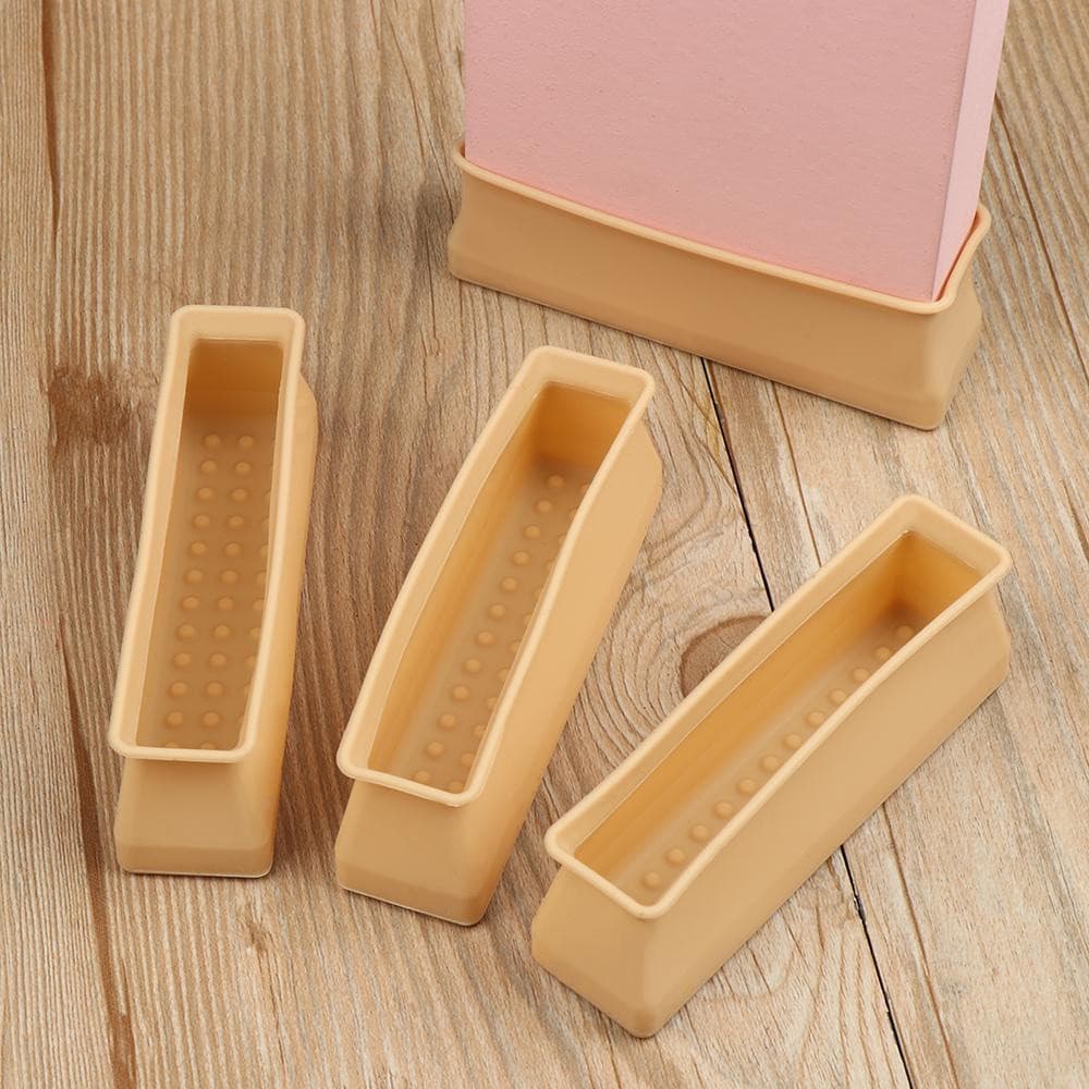 PEONYHOME 4 Peças Almofada Antiderrapante Durável Protetor De Piso Sofá Cama Resistente Ao Desgaste Capas De Pés De Móve