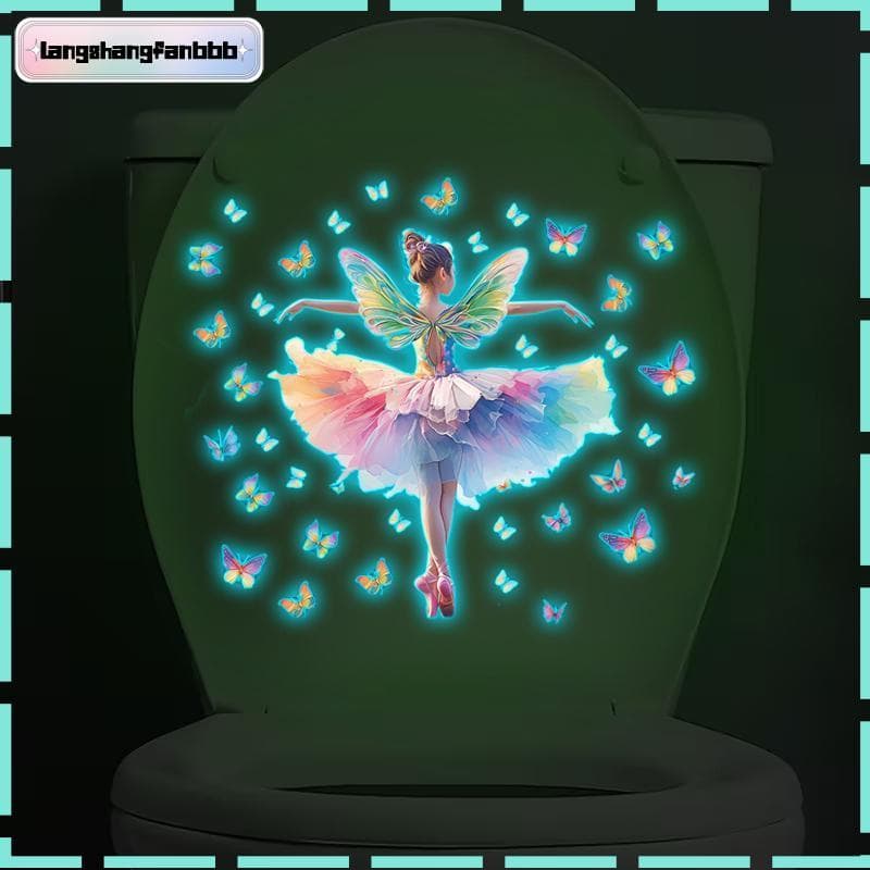 [LANGB] Decalques De Parede Removíveis Luminosos Que Brilham No Escuro Para Meninas , Banheiro , Quarto , Janela , Decor