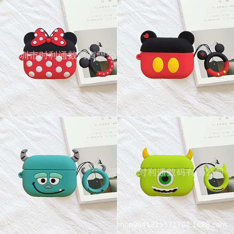2026 novo estilo airpods pro2 geração fone de ouvido caso protetor adequado para Apple pro3 dos desenhos animados bonito