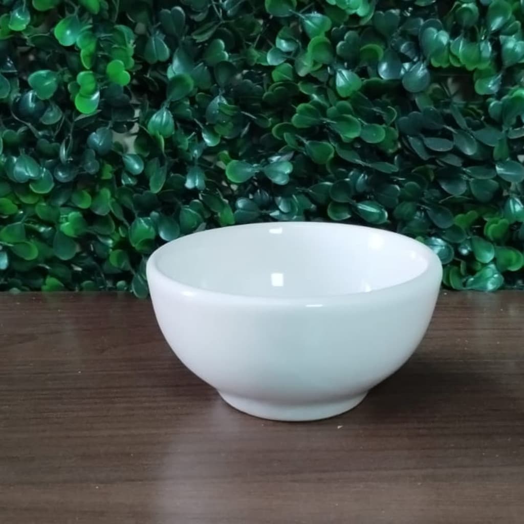Tigela de louça Branca 9 cm .