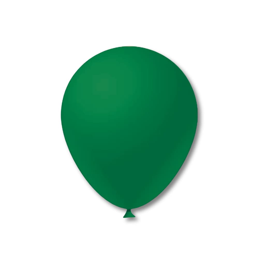 Balão Bexiga Festa Liso 5 Polegadas 50un Festball Verde
