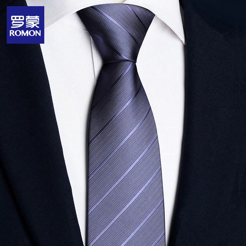 Lomon masculino cinza Formal Wear gravata masculina gravata de mão negócios sem nó terno Casual High-end zíper gravata p
