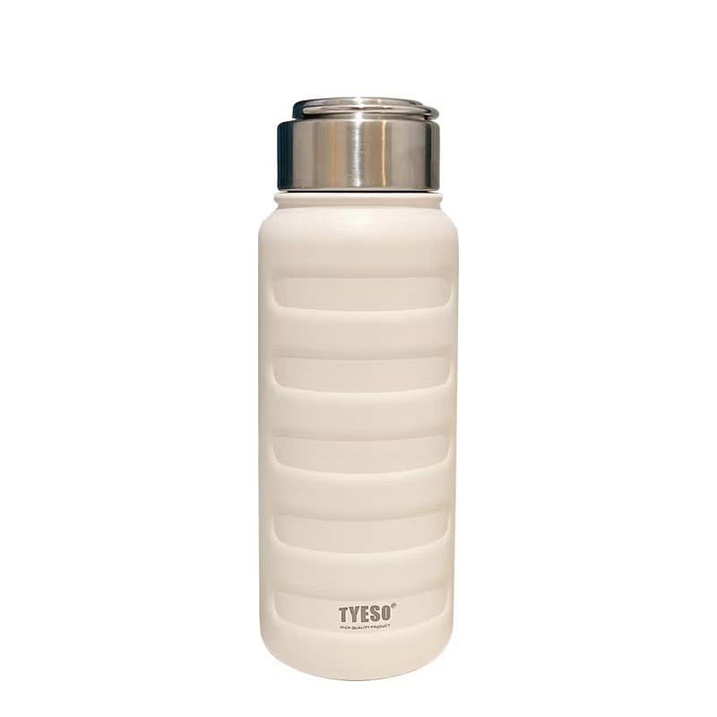 Copo bebendo direto portátil masculino simples de grande capacidade isolado de aço inoxidável