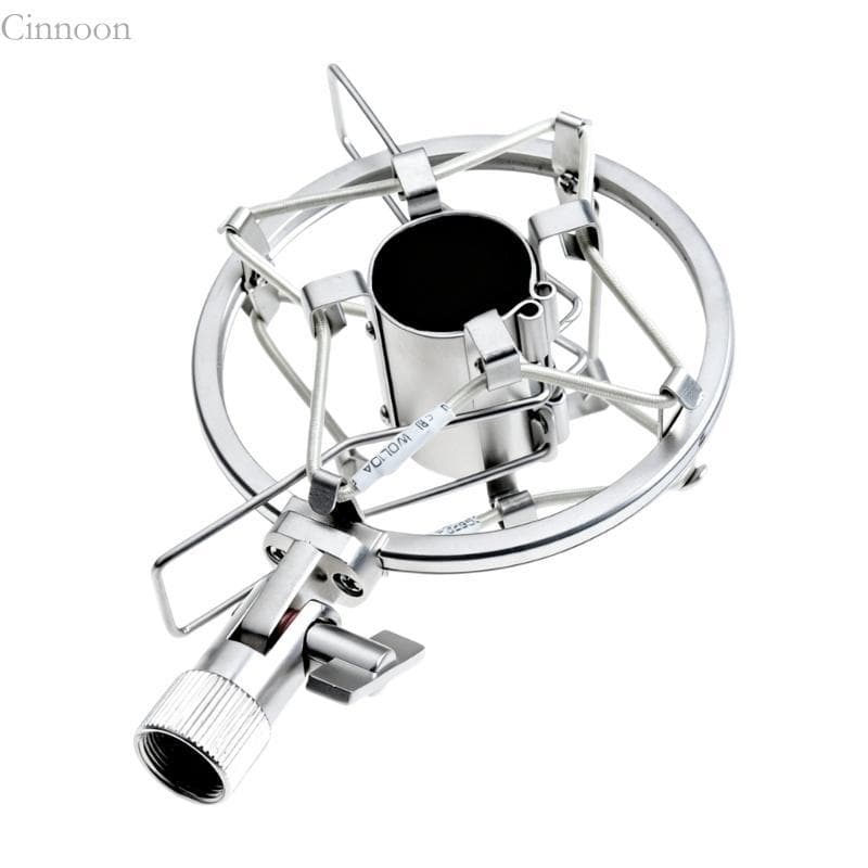 CINN Microfone Montagem Antichoque À Prova Choque Suporte Profissional Estúdio Gravação Equipamento