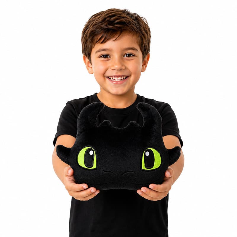 Pelúcia Banguela Almofada 30cm Como Treinar Seu Dragão Fofinho