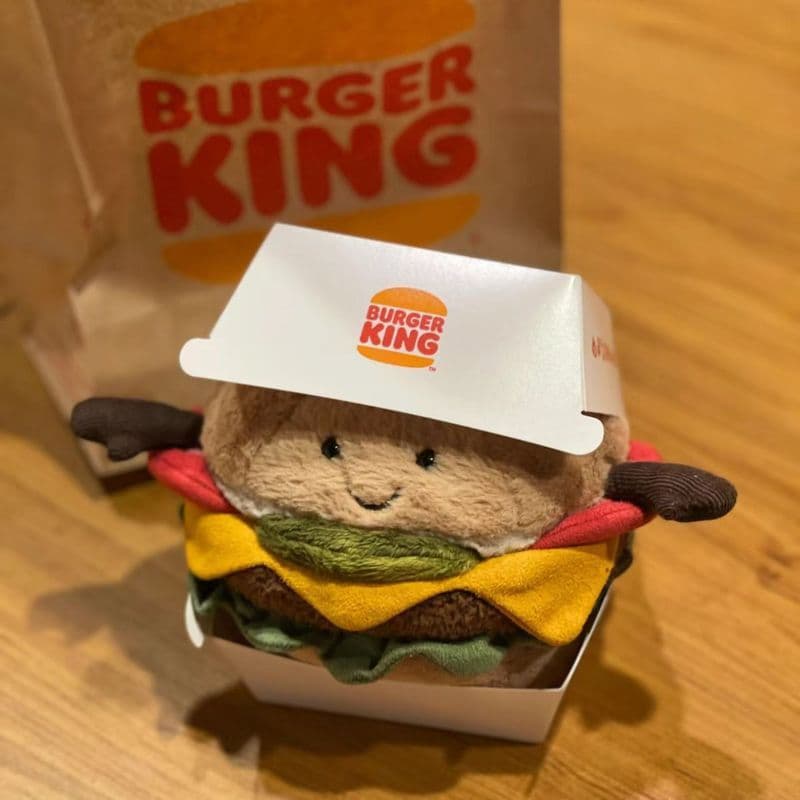 Hambúrguer brinquedo de pelúcia diversão simulação dos desenhos animados comida calmante boneca criativa bonito Emoticon