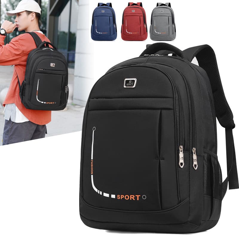 Novo estilo mochila masculina mochila feminina versão coreana na moda estudante do ensino médio mochila lazer computador
