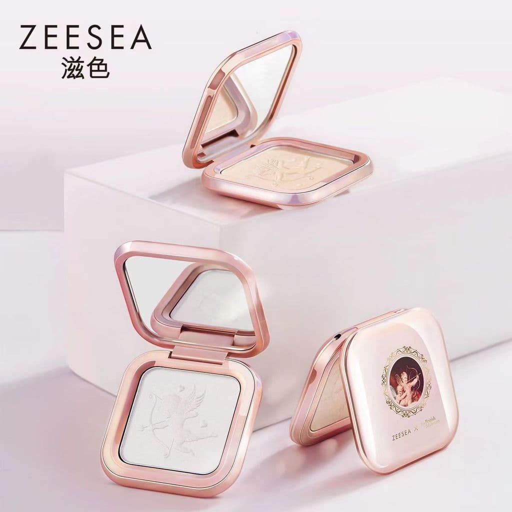 Zeesea zeesa cor anjo cupido destacando placa de contorno iluminando perolado batatas picadas fada diamante Glitter pó t