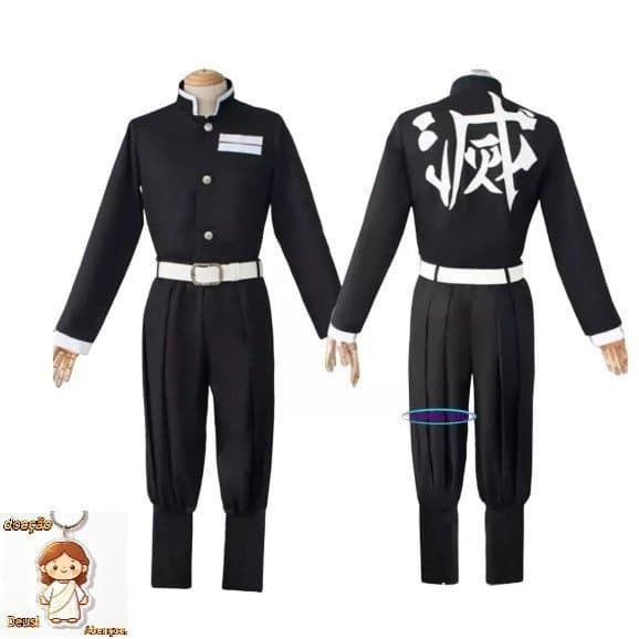 Conjunto de Cosplay Hashira Kimetsu Demon Slayer + Cinto