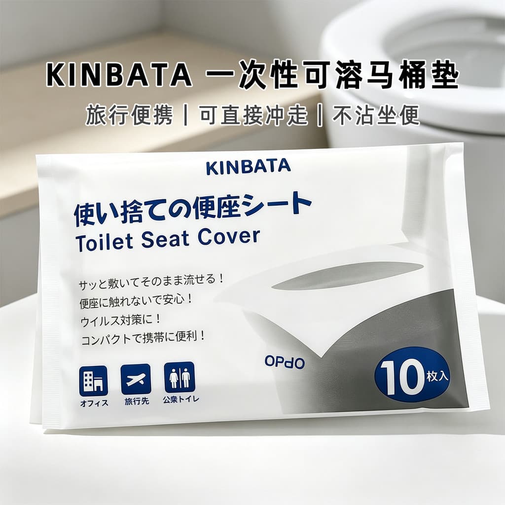 Japão japão kinbata tapete higiênico descartável Hotel negócios viagem portátil toalete esteira 10 peças pacote