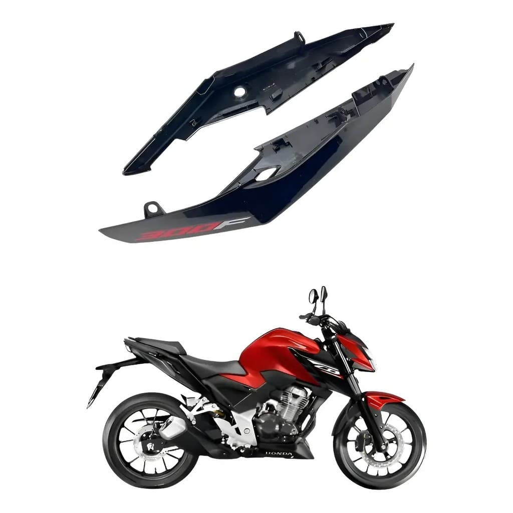 CARENAGEM RABETA TRASEIRA MOTO HONDA TWISTER CB300F CB 300F ANOS 2023 2024 2025 2026