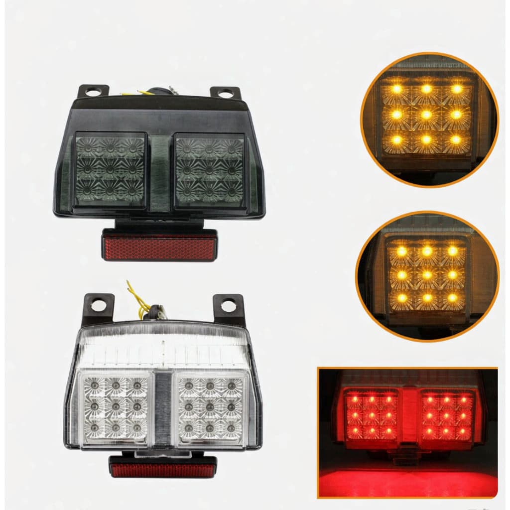 Adequado para 1994-2003 estilos Ducati 748/916/996 94-03 998 LED freio modificado com função de sinal de volta luz trase