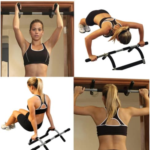 Barra de Porta Multifuncional Musculação Fixa Portátil Crossfit