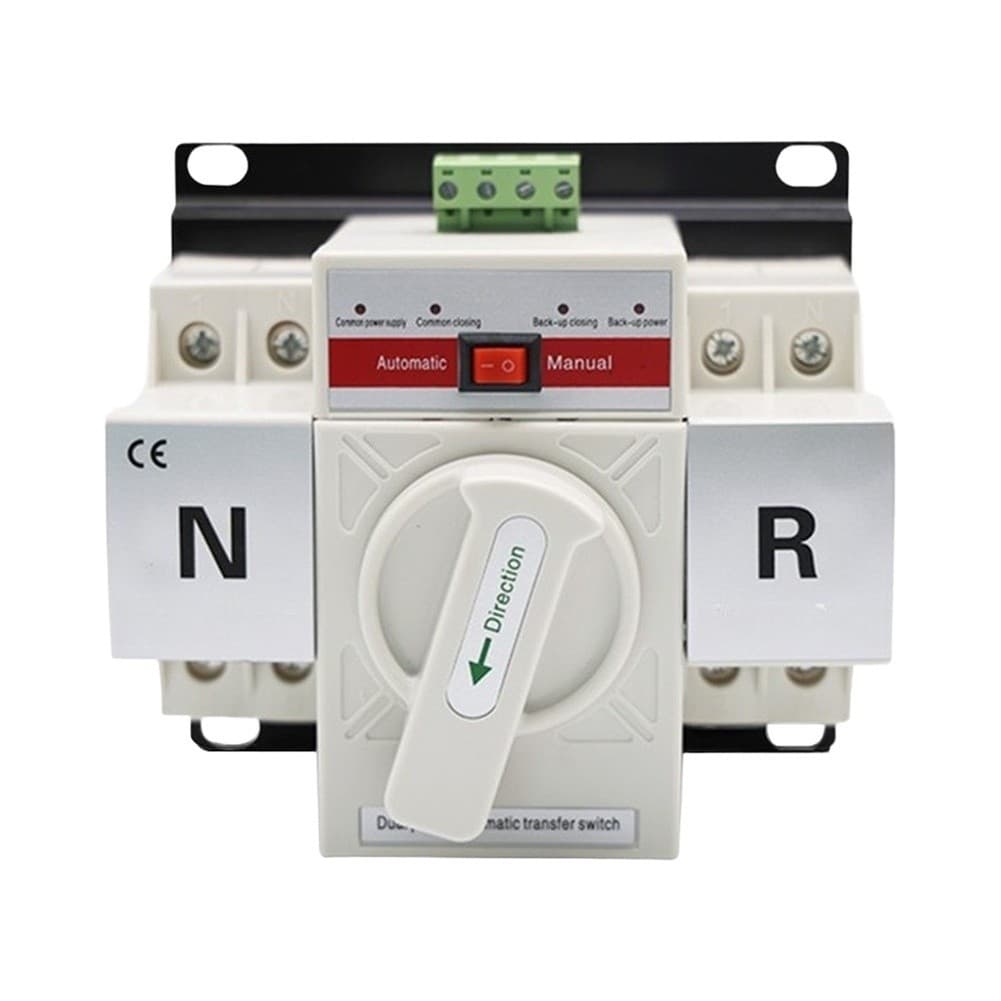 Construção De Material ABS Do Alojamento Retardador De Chama Interruptor De Transferência Automática