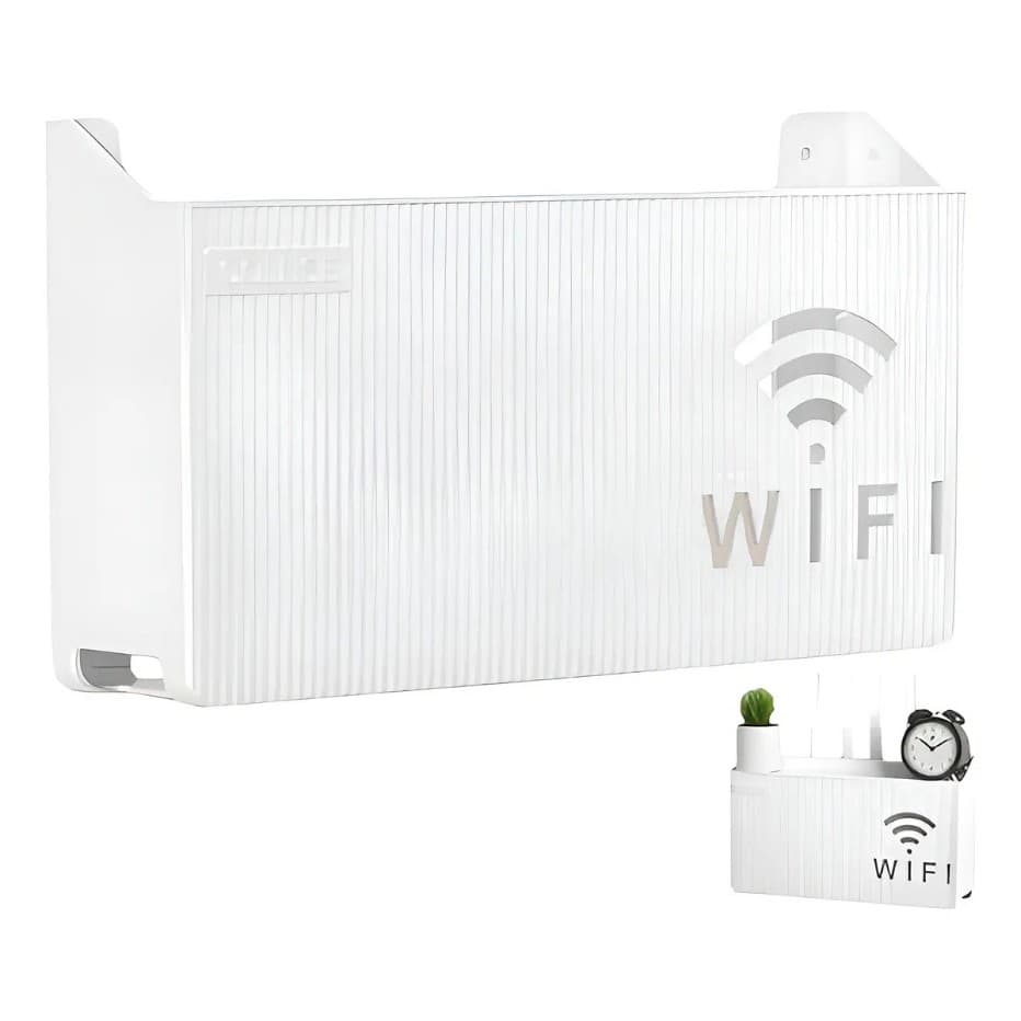 Suporte De Parede Para Roteador Modem Wi-fi Organizador
